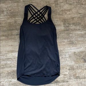 Lululemon Bra tank. Open back. Size 4.